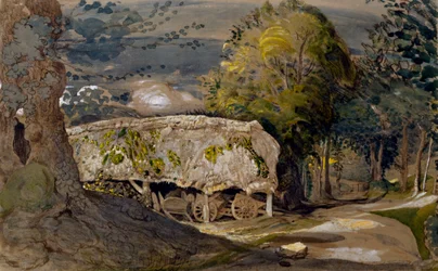 Landscape with a Barn, Shoreham, Kent